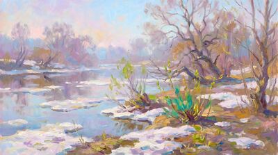 Spring Thaw Canvas Wall Art