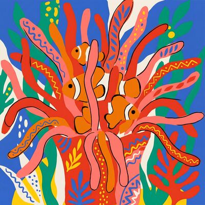 Henri Matisse Anemone Flowers Canvas Wall Art