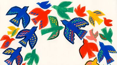 Henri Matisse Paper Birds Canvas Wall Art