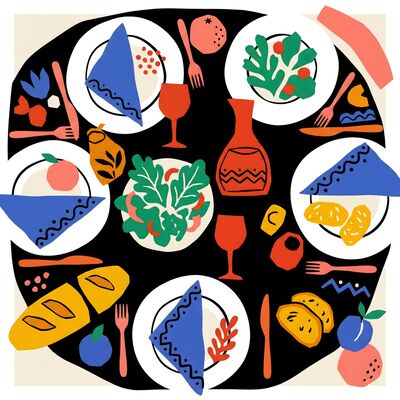 Henri Matisse Table Setting Canvas Wall Art