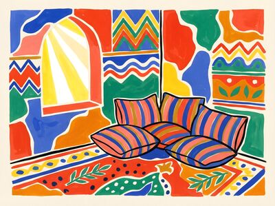 Matisse Style Turkish Room Canvas Wall Art