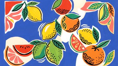 Henri Matisse Citrus Cascade Canvas Painting