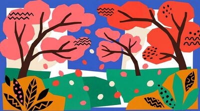 Henri Matisse Japanese Cherry Blossom Canvas Painting