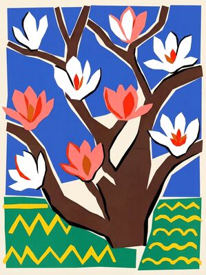 Henri Matisse Magnolia Tree Canvas Wall Art