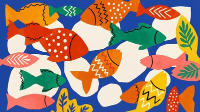 Henri Matisse Fish Aquarium Canvas Wall Art