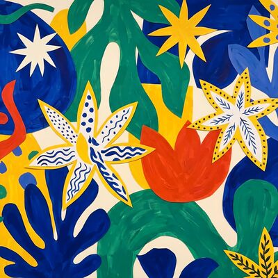 Henri Matisse Night Abstract Canvas Wall Art