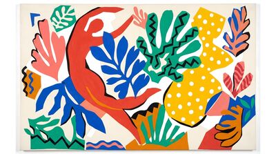 Matisse Inspired Dance of Forms Canvas Painting