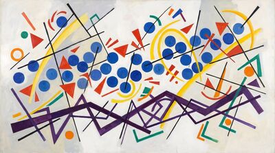 Rhythm and Blues Abstract Canvas Painting