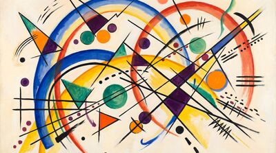 Arc Symphony Abstract Canvas Painting