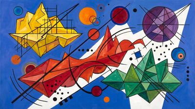 Floating Islands Abstract Canvas Wall Art