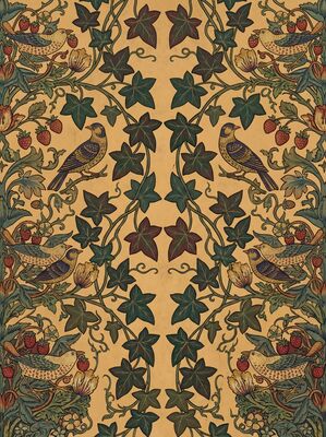 Ivy Trail William Morris Canvas Wall Art