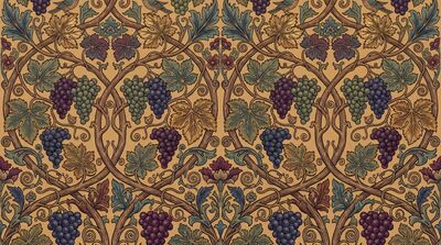 William Morris Grapevine Arbor Canvas Wall Art