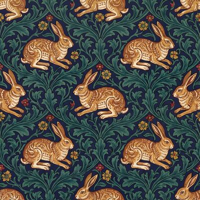 William Morris Brother Rabbit Canvas Wall Art