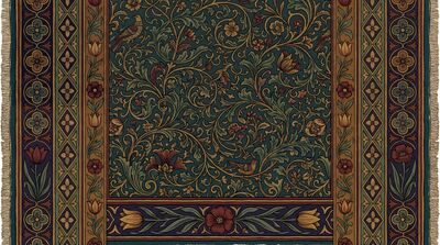 William Morris Woven Wool Throw Canvas Painting