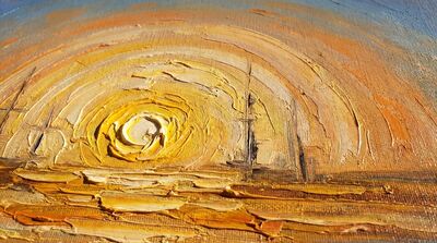 Turner Style Sunrise Canvas Wall Art