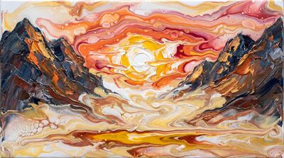 Mountain First Light Canvas Wall Art