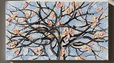 Flowering Tree Canvas Wall Art