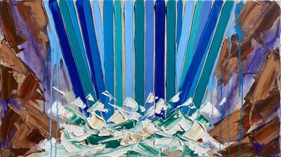 Abstract Waterfall Canvas Wall Art
